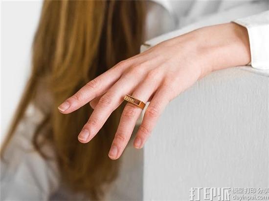 纽约设计师发布最新首饰作品——兔子和建筑主题的3D打印戒指
