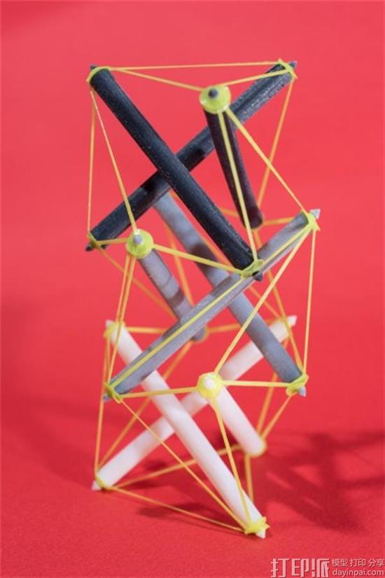 研究人员开发出通过控制温度使物体结构拉伸的新型3D打印技术