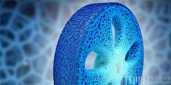 米其林展示其可回收、可更换胎面的实心仿生结构3D打印概念轮胎 米其林展示其可回收、可更换胎面的实心仿生结构3D打印概念轮胎