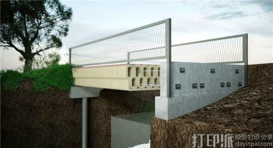 荷兰埃因霍芬理工大学与建筑集团BAM Infra合作3D打印混凝土自行车桥