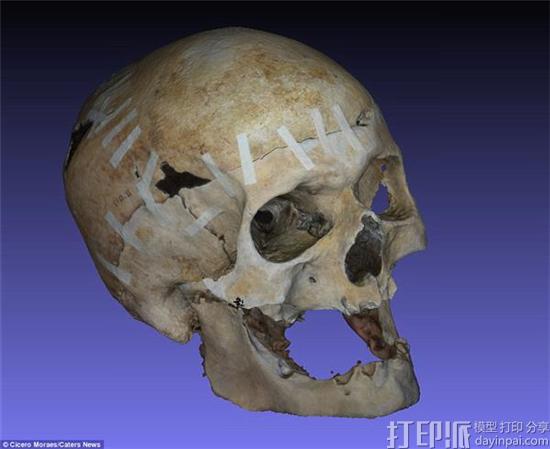 科学家利用3D扫描技术再现维苏威火山喷发中罹难男子的面容