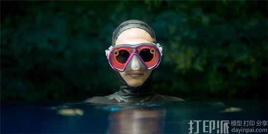 知名游轮品牌皇家加勒比开发出3D打印潜水面罩SeaSeeker 可拍摄视频