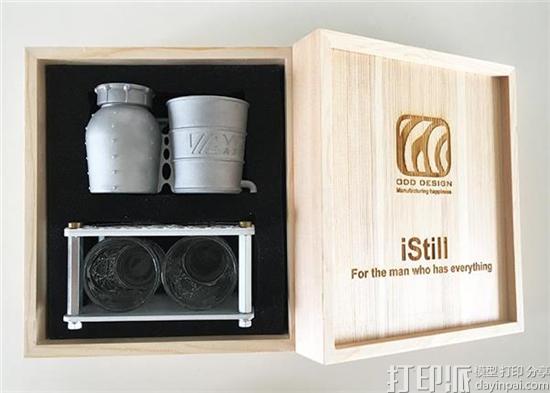 瑞典工程师Olaf Diegel设计出金属3D打印的迷你蒸馏仪iStill