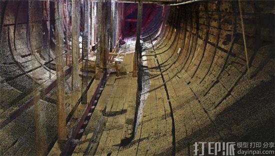 新西兰用3D扫描技术数字化的保存现今世界最古老的新西兰商船Edwin Fox
