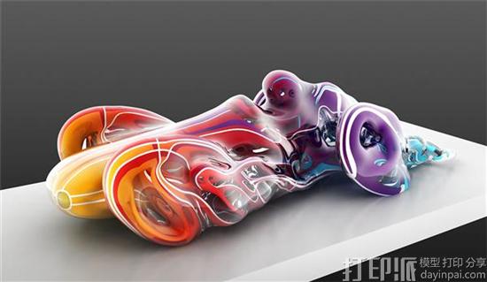 比利时艺术家用为2017古德伍德赛车节制作绚丽的3D打印奖杯