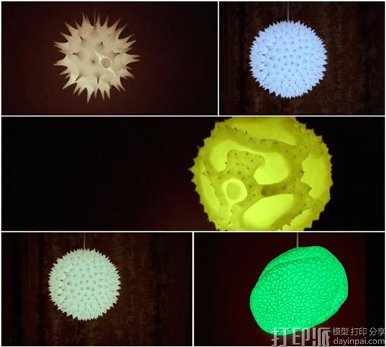 苏黎世艺术大学团队发布基于实际花粉颗粒设计的3D打印灯