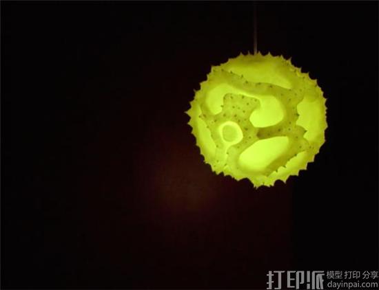苏黎世艺术大学团队发布基于实际花粉颗粒设计的3D打印灯