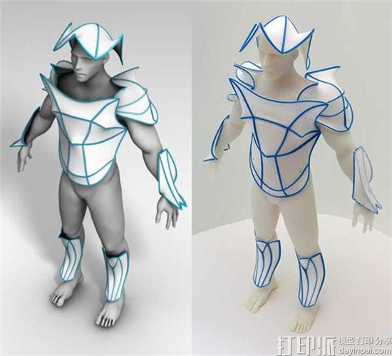 新的设计软件：可在织物上3D打印平面曲线网络 再自动收缩成3D结构