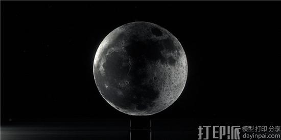 AstroReality推出集成AR技术的3D打印月球模型 现正众筹中