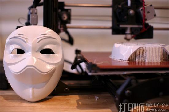 电脑制造商System 76借用《V字仇杀队》风格的3D打印面具进行产品营销