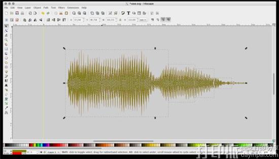“看见”你的声音 美国设计师制作3D打印声波花瓶
