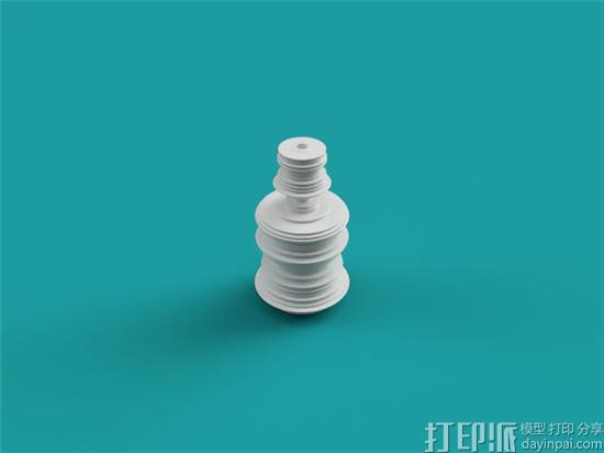 “看见”你的声音 美国设计师制作3D打印声波花瓶