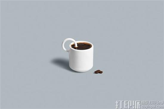 著名设计工作室Kutarq发布新作：一只陶瓷3D打印的浓缩咖啡杯