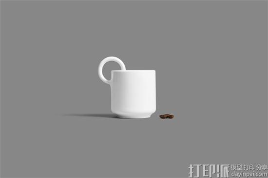 著名设计工作室Kutarq发布新作：一只陶瓷3D打印的浓缩咖啡杯