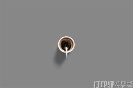 著名设计工作室Kutarq发布新作：一只陶瓷3D打印的浓缩咖啡杯