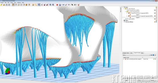 有哪些关于3D模型设计时手动添加支撑的技巧？