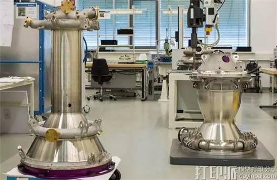 新的Ariane 6 Vinci发动机推进室采用3 D打印方式生产