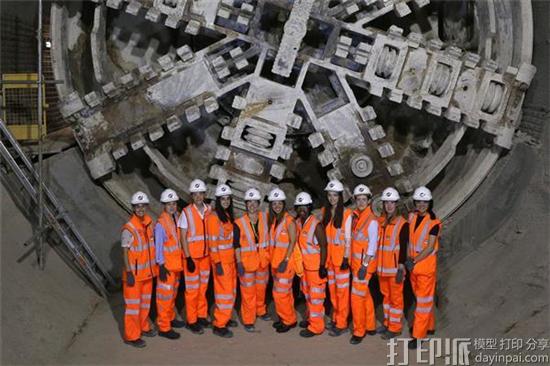 英国伦敦用3D打印技术打造火车隧道 预计在2019年底投入使用