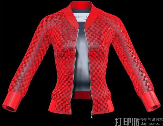 以色列时装设计师Danit Peleg在线推出世界首款定制3D打印夹克