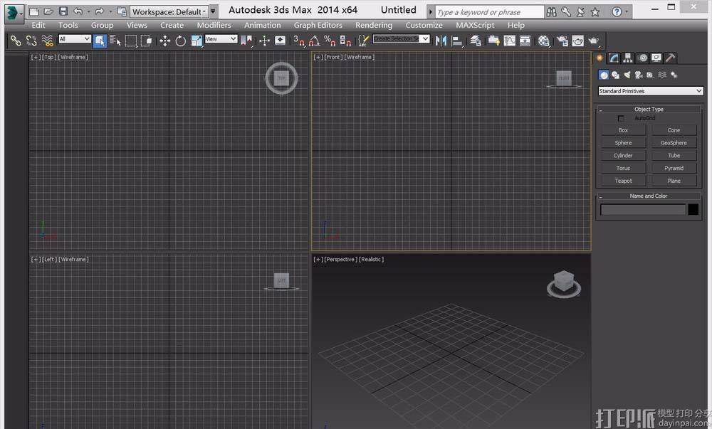 3dsmax建模教程 绘制一把学生靠背椅模型 模型设计教程论坛 打印派