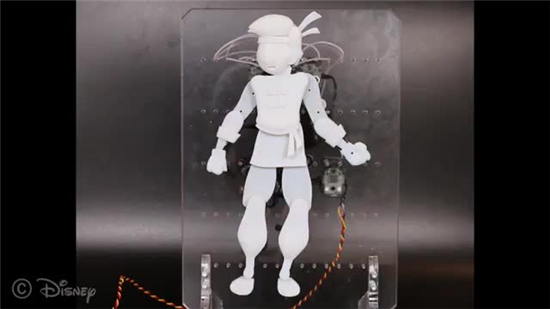 迪士尼研究中心研究出3D打印机械化动画角色 或用于未来电影制作