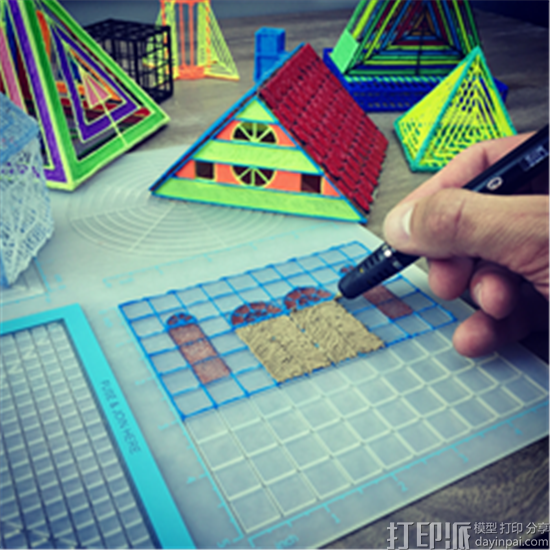 3D打印笔设计垫3Dmate：提供更多的稳定性和创造灵活性