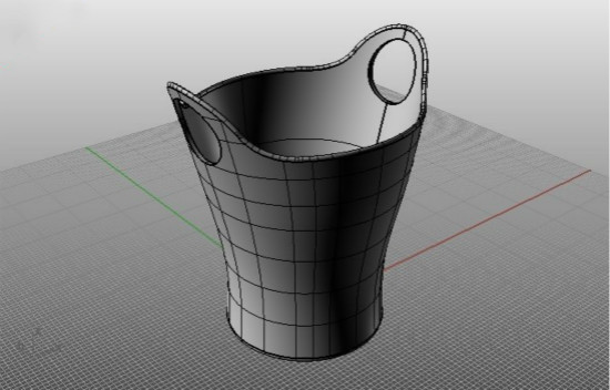 Rhino建模教程：绘制一个水桶模型