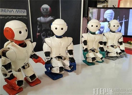 伊朗研发出能完成各种指令的3D打印迷你机器人Surena Mini 成本8000美元