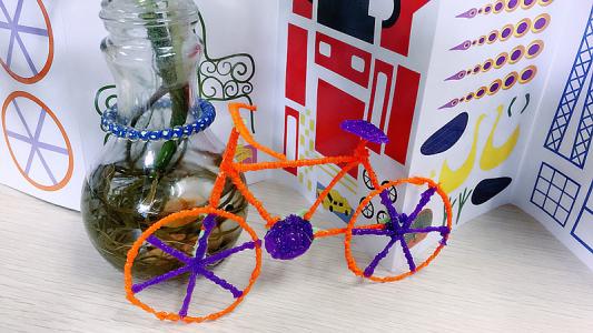 暑期趣味多多  廊坊小朋友体验3D打印“自行车”