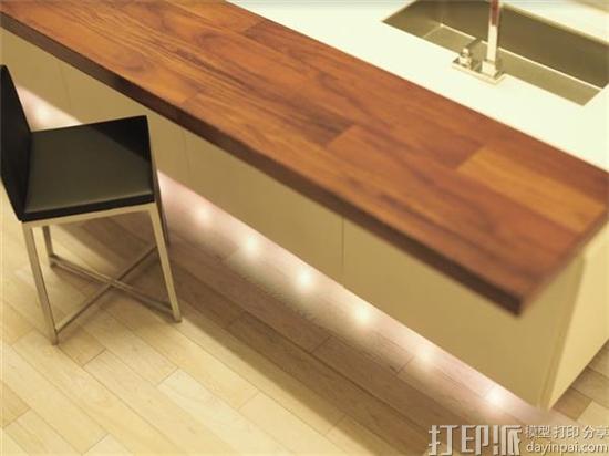 超逼真！ 日本设计公司id.arts 3D打印迷你厨房仿真模型