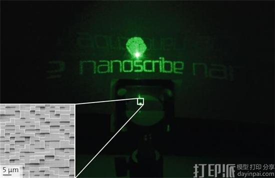 Nanoscribe公司的3D打印机可以克服先进微光学中的设计约束