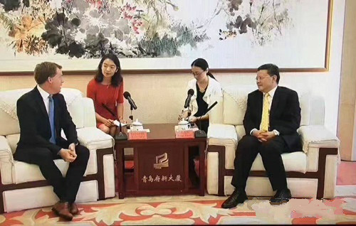 德国基尔市市长一行访问青岛 达成3D打印产业化合作协议