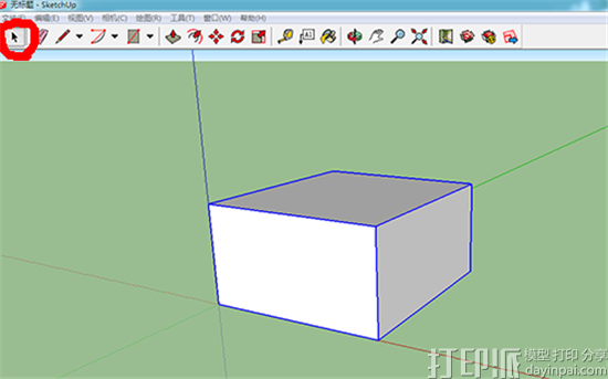 3D建模软件SketchUp中缩放工具的使用教程