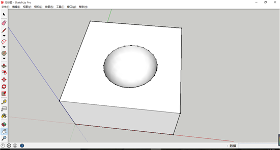 SketchUp软件中3D模型交错重叠的运用教程