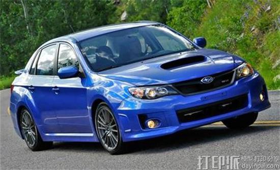 机械工程师3D打印斯巴鲁WRX引擎来演示四缸水平对置发动机的工作原理