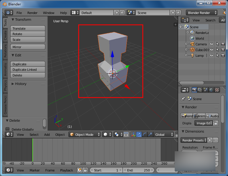 3D建模软件Blender中导入模型的操作方法