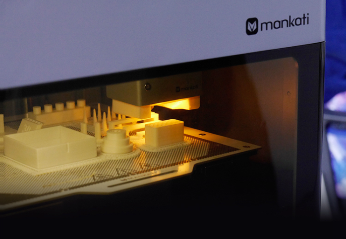 国产MankatiE尼龙桌面3D打印机超级赞， 施耐德电气都在用