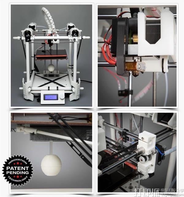 正在众筹的三款低价3D打印机：New Nine、D2K Insight、Toybox