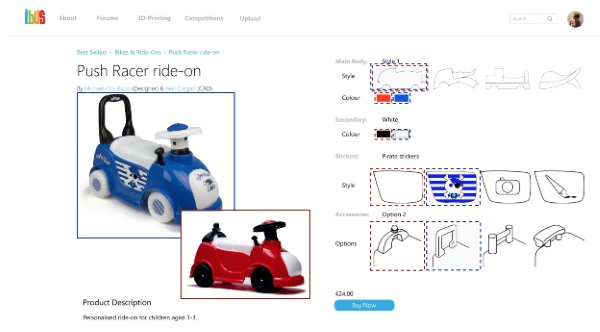 iBUS公司推出让用户自己定制3D打印玩具的在线平台