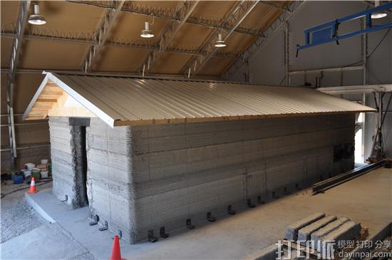 美国陆军利用当地材料制成的混凝土3D打印出营房B-Hut