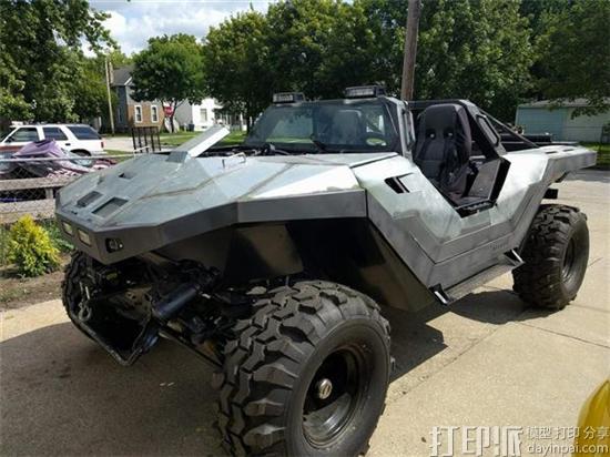 游戏玩家耗时7年利用3D打印复制出《光晕3》中的M12轻型侦察车