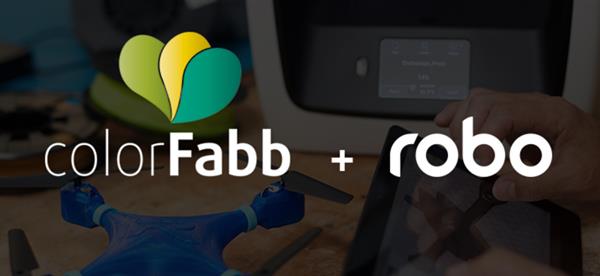 Robo与colorFabb达成合作 以扩张国际市场和开发新的3D打印材料