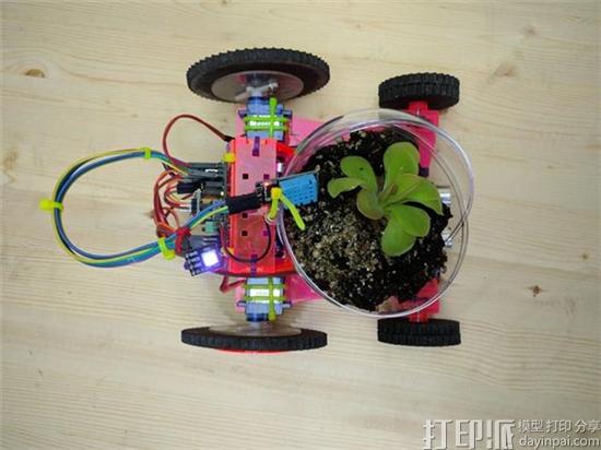 CSW推出能载着绿植去寻找阳光和新鲜空气的3D打印机器人Plantoids