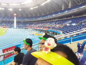 3D打印技术打造“全运宝宝” 赛场上的呆萌身影