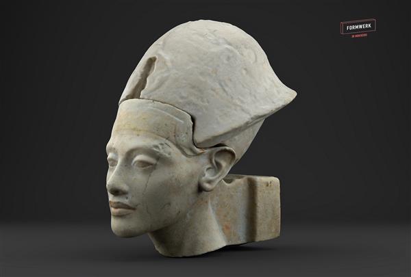 汉诺威博物馆与Formwerk3D合作3D扫描珍贵的古埃及法老头像