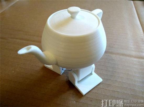 法国的创客制作出3D打印版的《美女与野兽》中“会跳舞”的茶壶 法国的创客制作出3D打印版的《美女与野兽》中“会跳舞”的茶壶