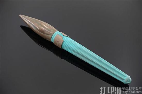 荷兰设计师推出高端奢侈的青铜材料3D打印钢笔
