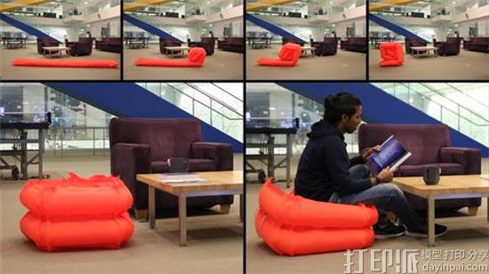 麻省理工学院研究人员开发出功能性的可充气的3D物体 麻省理工学院研究人员开发出功能性的可充气的3D物体