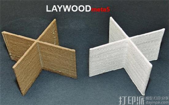 Kai Parthy推出了新的木质3D打印材料LAYWOODmeta5 能漂浮在水中