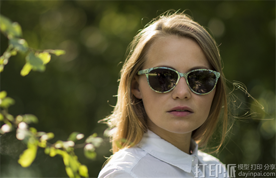 Powder&Heat提供色彩丰富、光泽良好的3D打印定制眼镜架服务 Powder&Heat提供色彩丰富、光泽良好的3D打印定制眼镜架服务